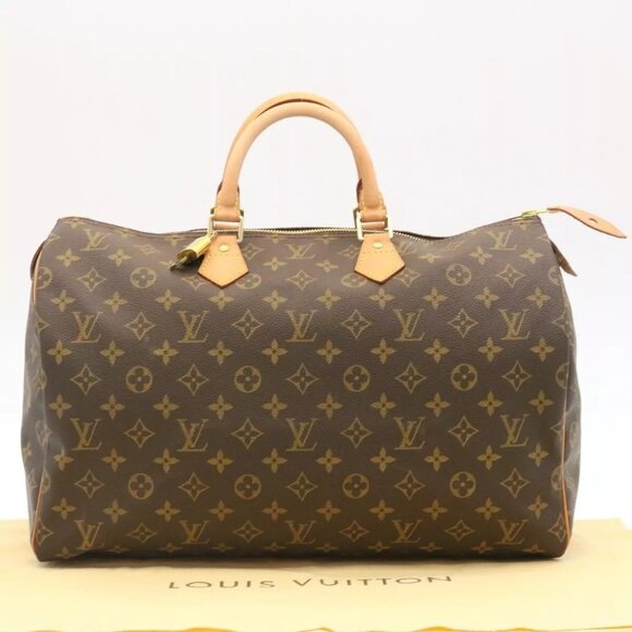 LOUIS VUITTON Monogram Speedy 40 Hand Bag - Picture 1 of 16